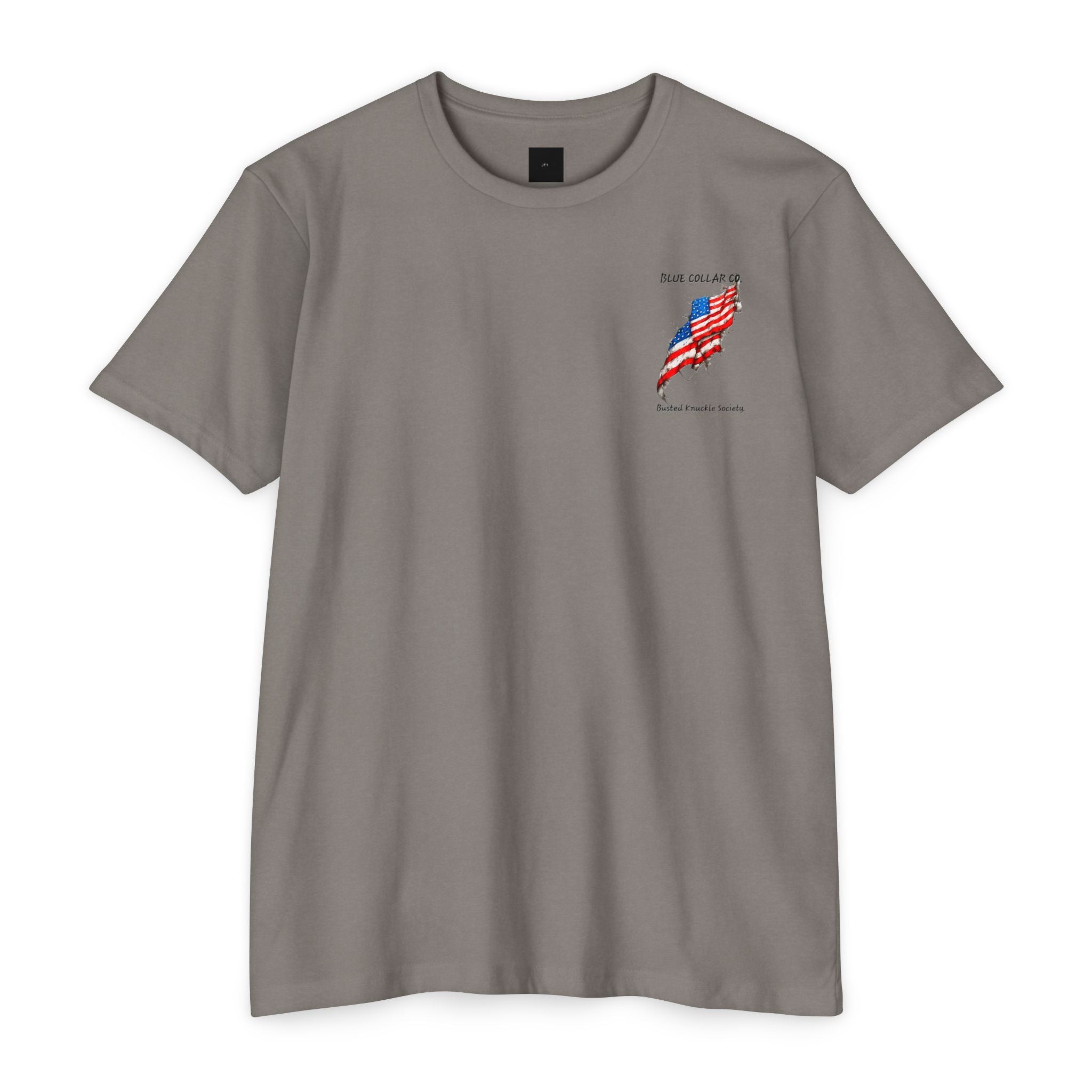 Mechanic Skull USA T-Shirt — Blue Collar Proud Worker Tee