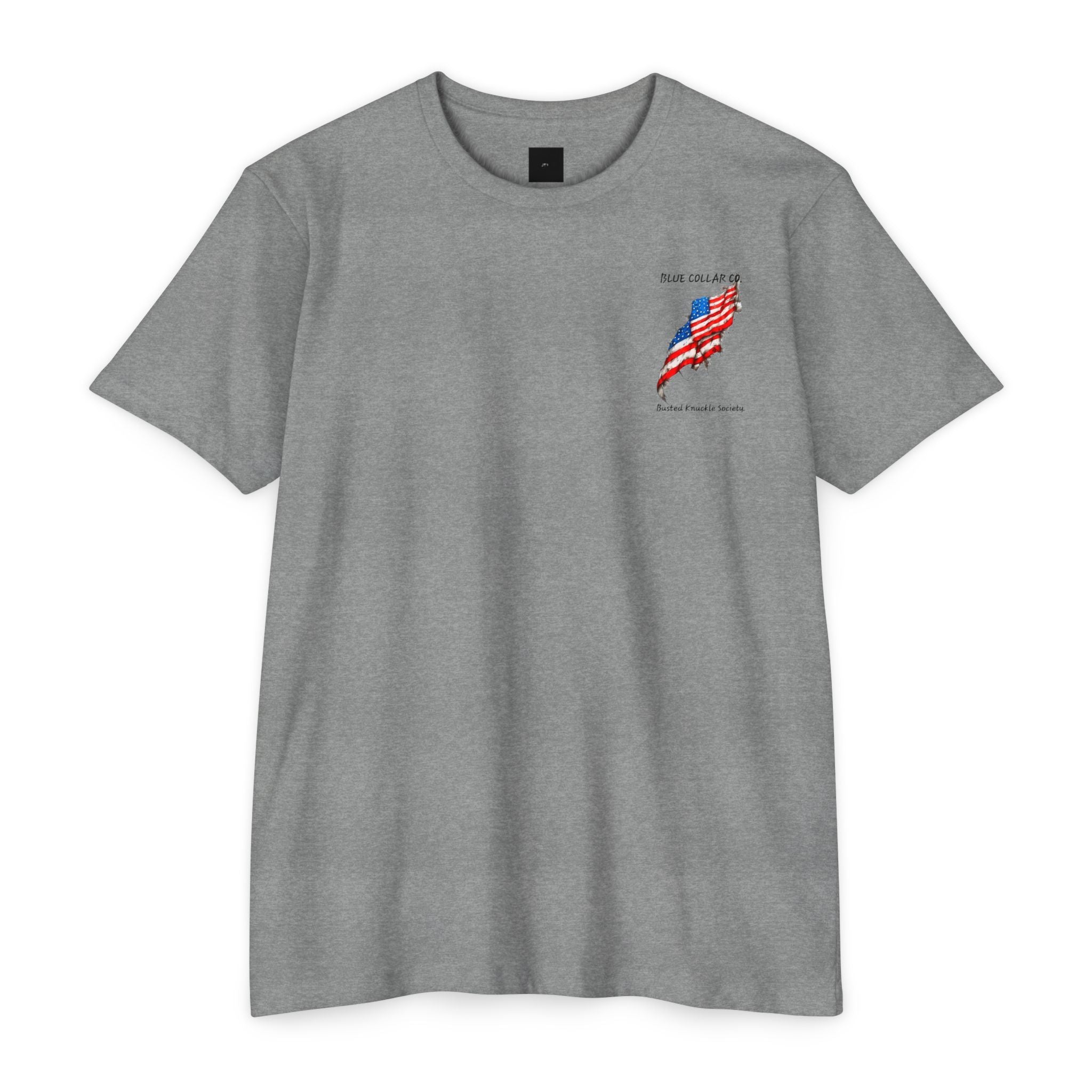 Mechanic Skull USA T-Shirt — Blue Collar Proud Worker Tee