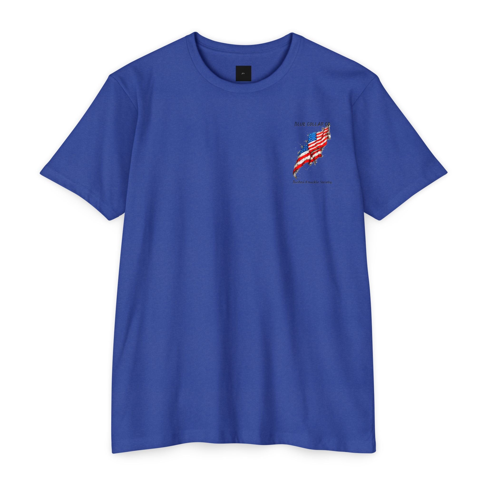Mechanic Skull USA T-Shirt — Blue Collar Proud Worker Tee